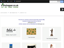 Tablet Screenshot of irishshopper.co.uk