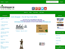 Tablet Screenshot of irishshopper.ie